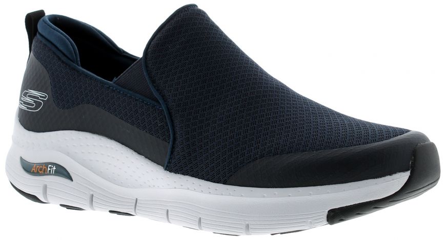 Skechers Arch Fit Banlin Navy Men S Trainers Wynsors