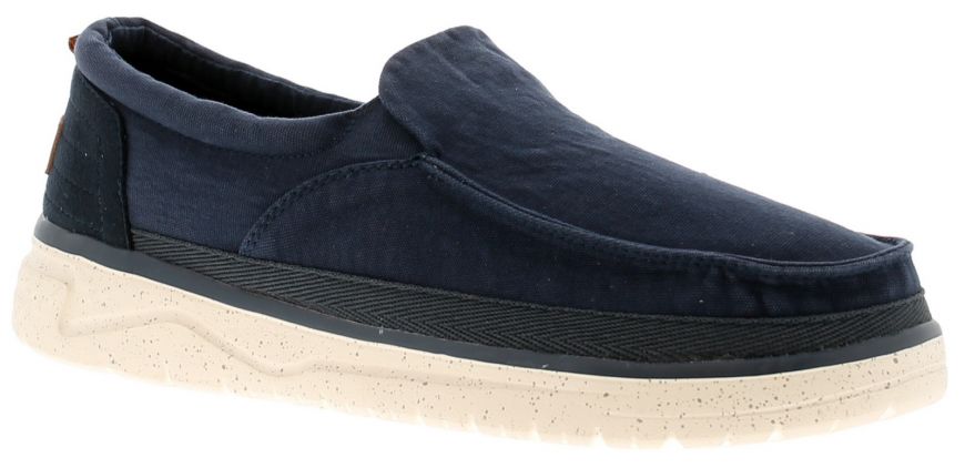 Wrangler Makena Stone Slip On Navy Men S Shoes Wynsors