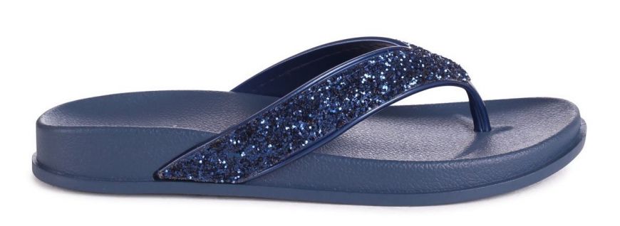 Navy blue toe post sandals deals