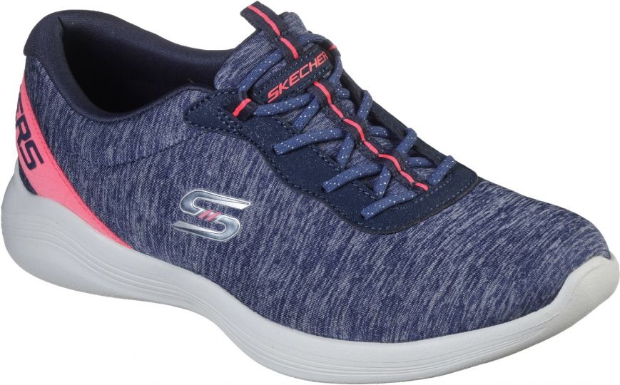 Skechers Envy Misstep Navy Pink Women S Trainers Wynsors