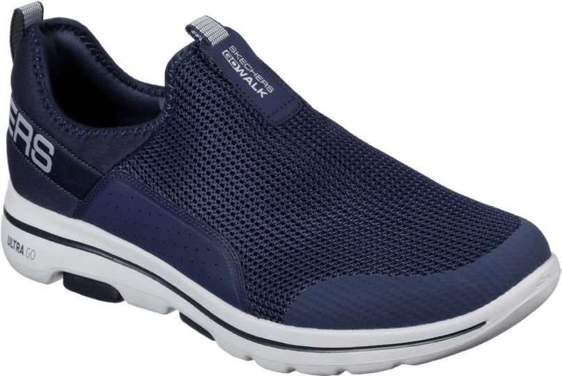 Skechers Gowalk 5 Navy/Grey | Mens Trainers | Wynsors