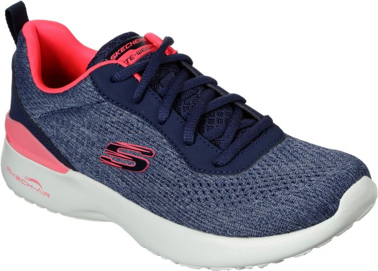 Skechers Skech-Air Dynamight Navy/Coral | Womens Trainers | Wynsors
