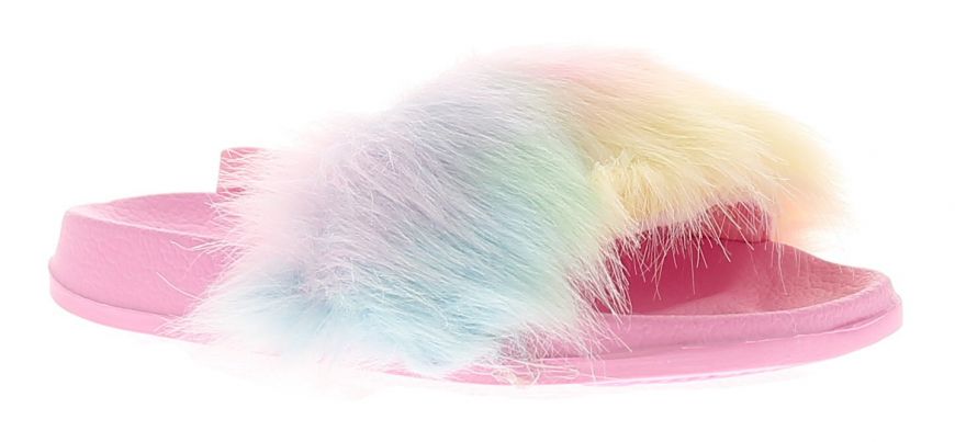 Fluffy clearance rainbow sliders