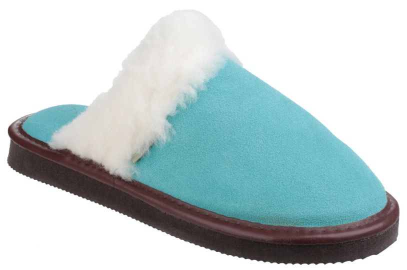 Turquoise slippers sale