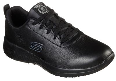 Black trainers for work women's discount